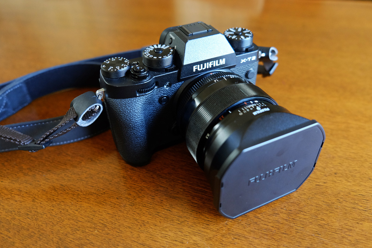 カメラ レンズ(単焦点) XF23mmF1.4 R に角形レンズフード！