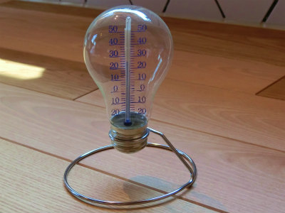 電球温度計