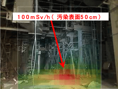 ガンマカメラに映る福島第一の放射能