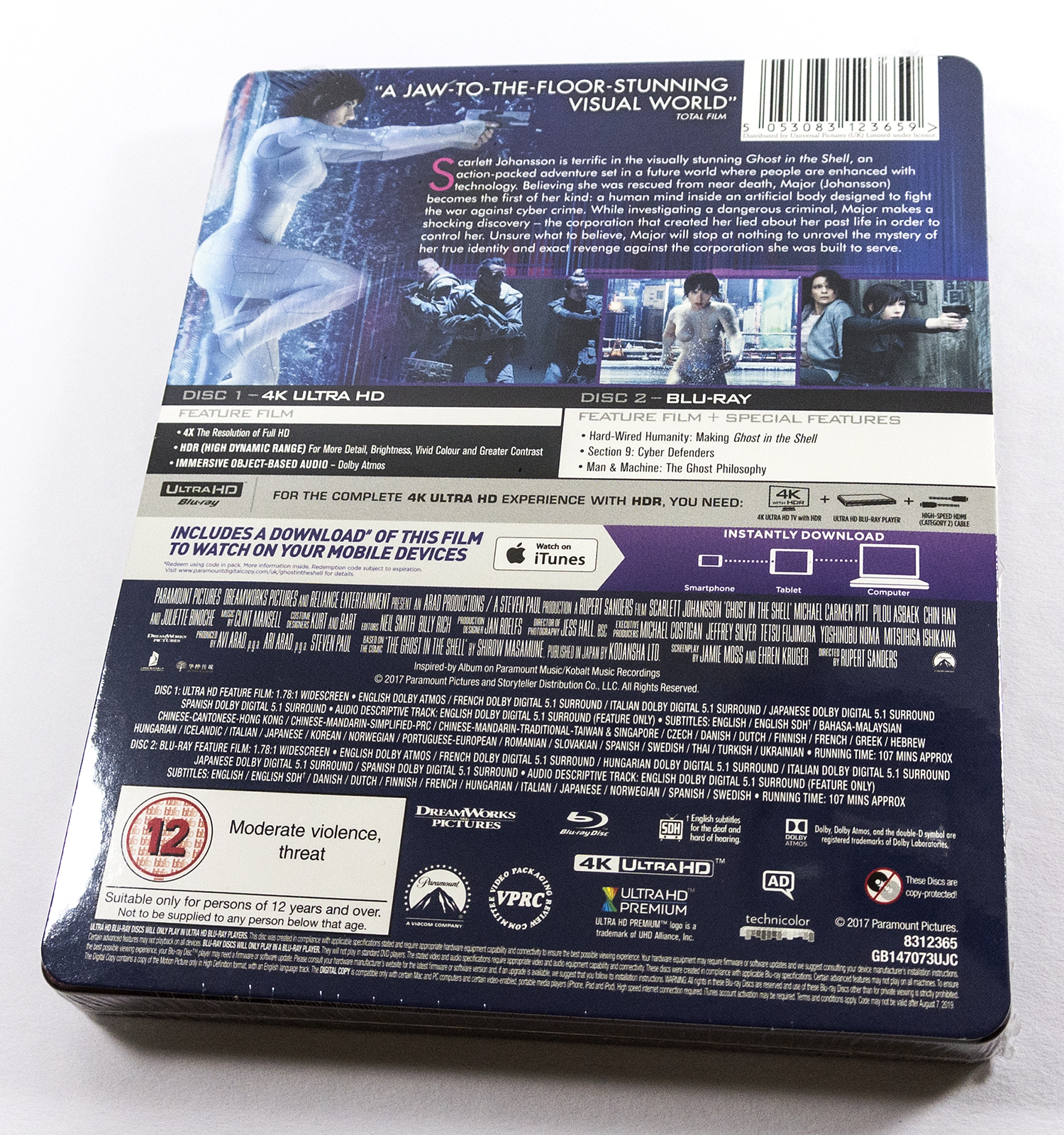 Ghost in the Shell steelbook ゴースト・イン・ザ・シェル<br> スチールブック