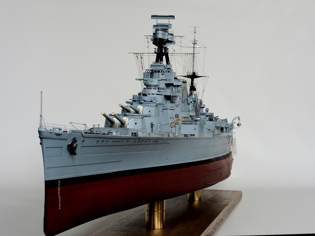Trumpeter 1/200 HMS Hood の製作 ⑲ 完成 - 1/200 HMS 《HOOD》